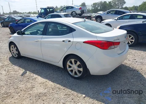 2012 Hyundai Elantra Limited from USA, damaged, VIN 5NPDH4AE8CH150201